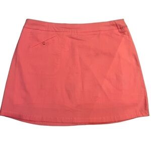 Jamie Sadock NWT Peach/Coral Golf Skirt/Skort Attached Shorts Sz 16